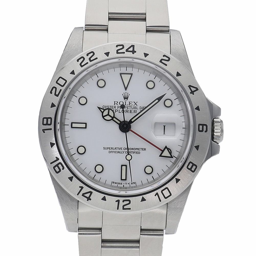 [中古]ロレックス エクスプローラーII ホワイト 16570 メンズ