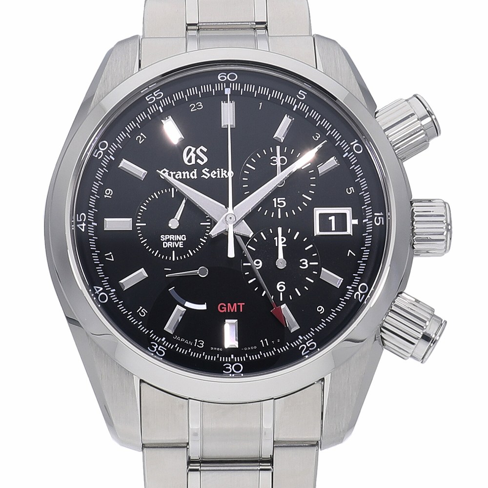 [中古]セイコー グランドセイコー スプリングドライブ クロノグラフ GMT SBGC203 / 9R86-0AD0 メンズ