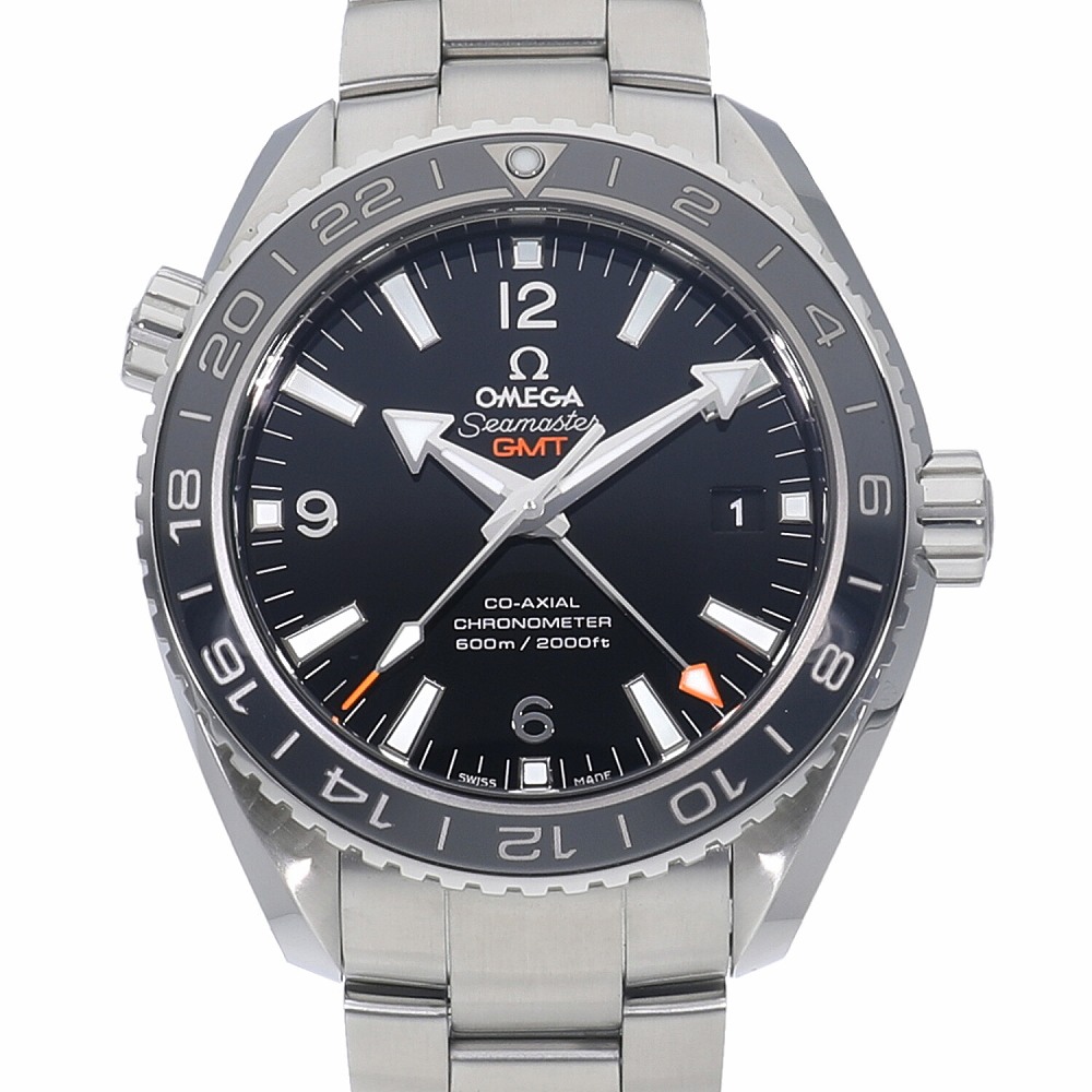 [未使用]オメガ シーマスター プラネット オーシャン 600M コーアクシャル クロノメーター GMT 232.30.44.22.01.001 メンズ