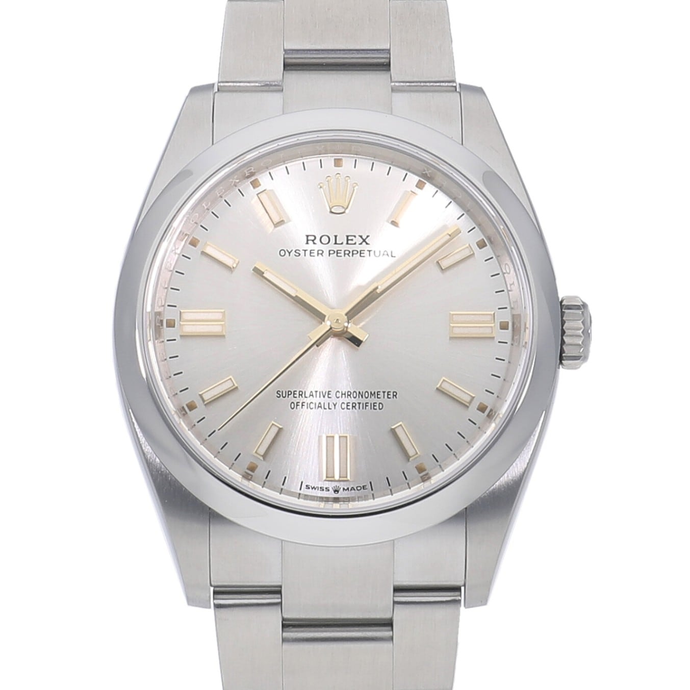 [新品]ロレックス オイスター パーペチュアル 36 シルバー 126000 メンズ