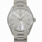 [新品]タグホイヤー カレラ キャリバー5 デイト WBN2111.BA0639 シルバー メンズ