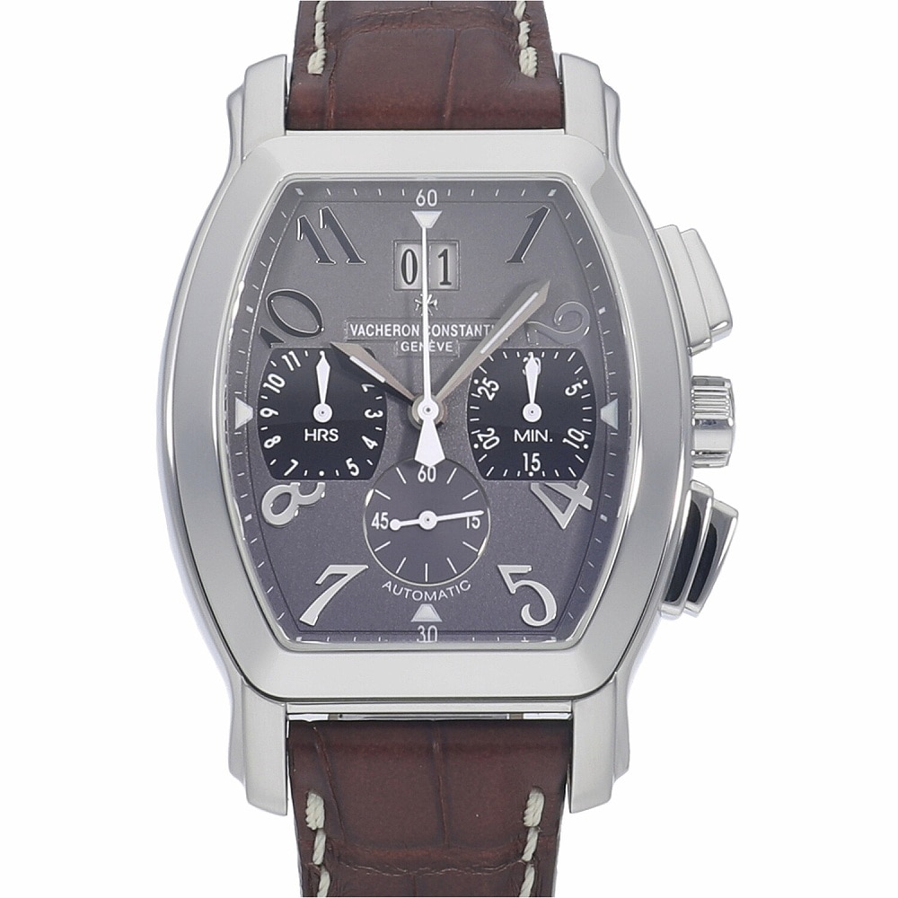 [中古]ヴァシュロンコンスタンタン ロイヤルイーグル クロノグラフ グレー＊ブラック 49145/000A-9057 メンズ