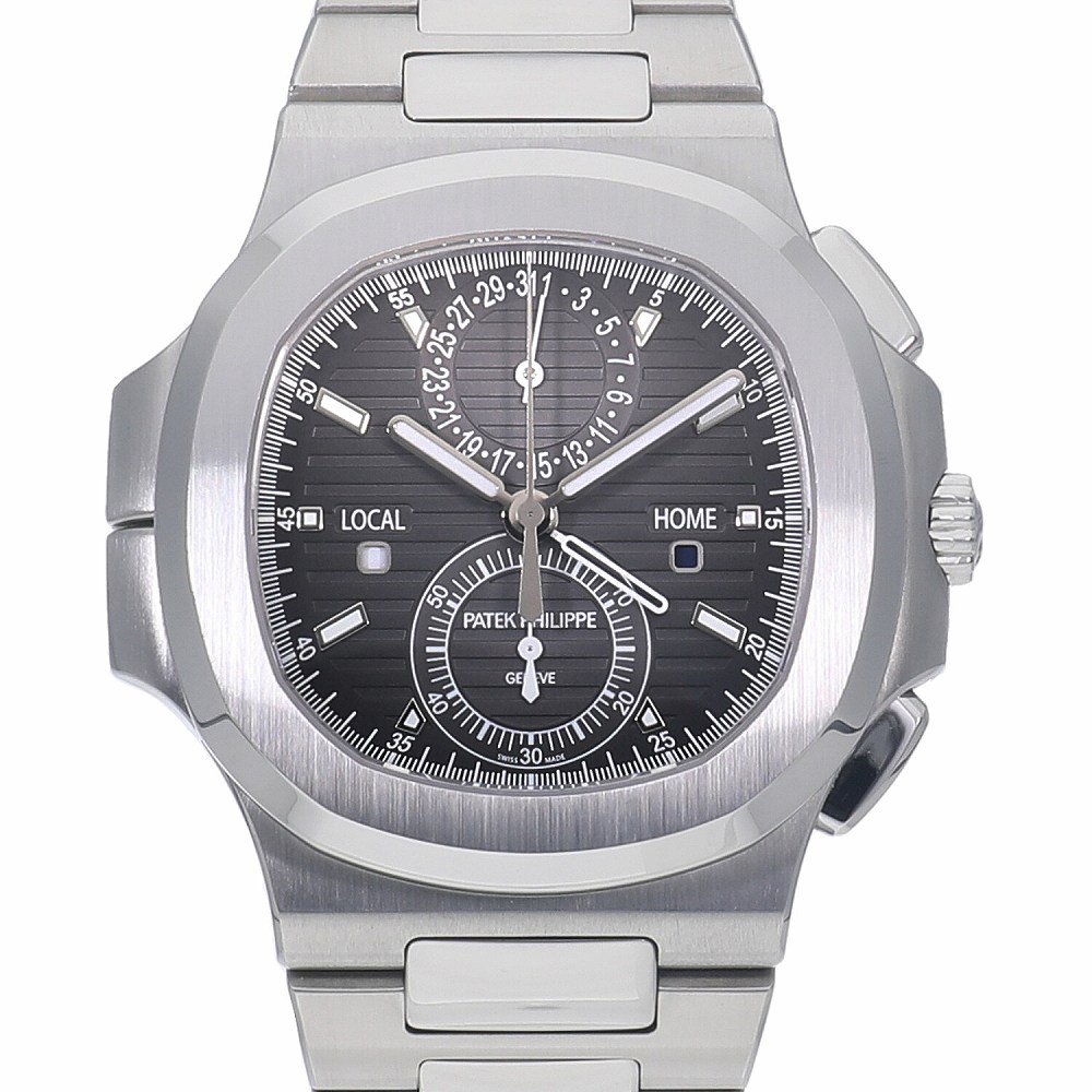 [中古]パテックフィリップ ノーチラス トラベルタイム クロノグラフ ブラックグラデーション 5990/1A-001 メンズ
