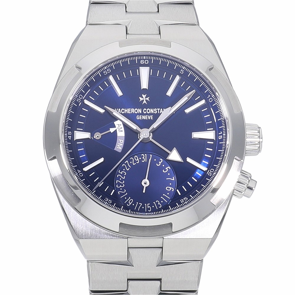 [中古]ヴァシュロンコンスタンタン オーヴァーシーズ デュアルタイム ブルー 7900V/110A-B334 メンズ