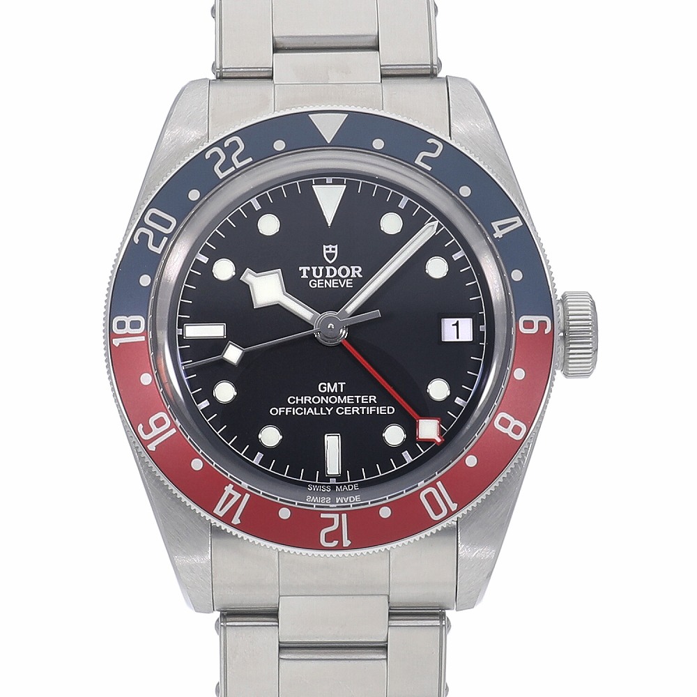 [中古]チューダー ヘリテージ ブラックベイ GMT ブラック M79830RB-0001 メンズ