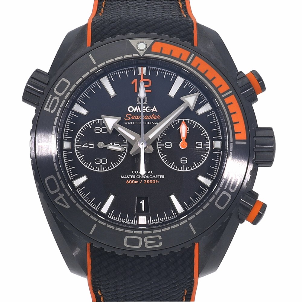 [未使用]オメガ シーマスター プラネットオーシャン 600M コーアクシャル マスタークロノメーター クロノグラフ ブラック 215.92.46.51.01.001 メンズ