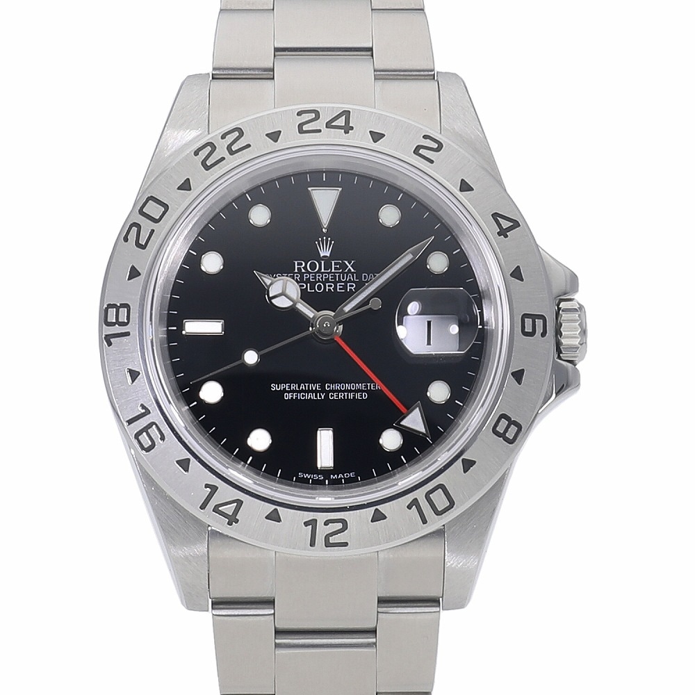 R4102 | [中古]ロレックス エクスプローラーII ブラック 16570 Z番