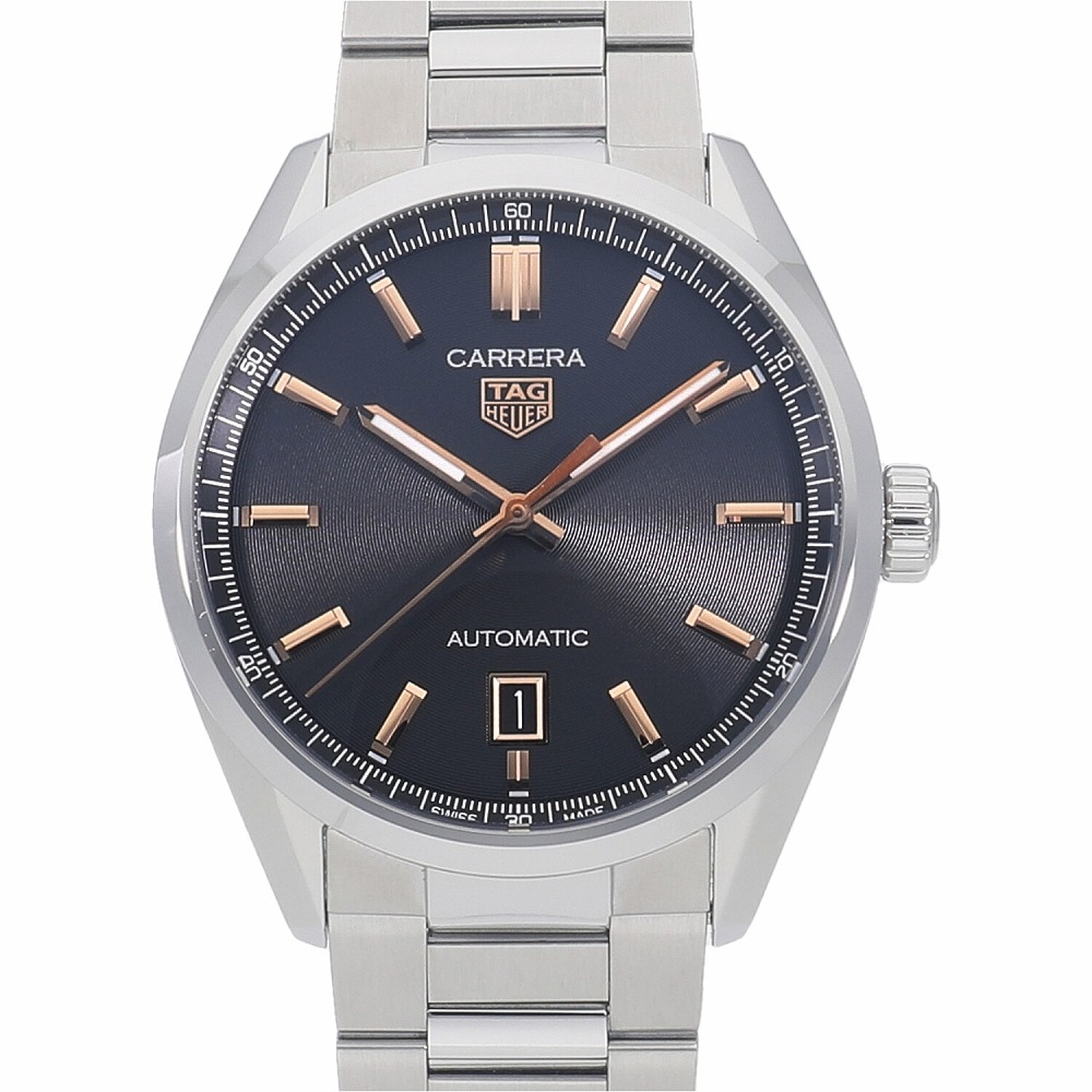 [中古]タグホイヤー カレラ キャリバー5 デイト ブラック WBN2113.BA0639 メンズ