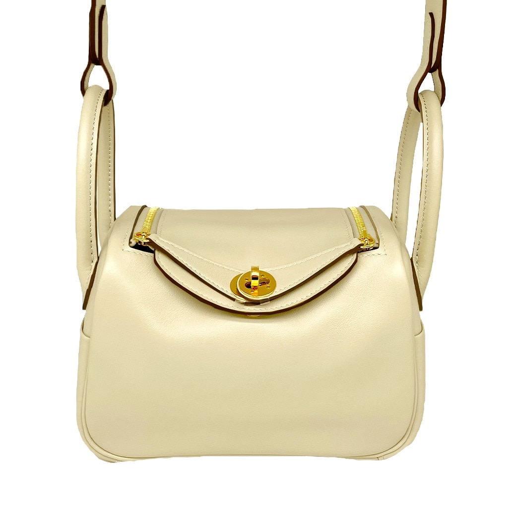 [新品]エルメス リンディ ミニ ヴォースイフト ナタ ゴールド金具