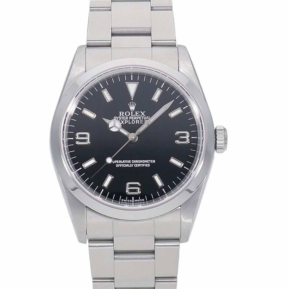 R4207 | [中古]ロレックス エクスプローラーI ブラック 14270 P番