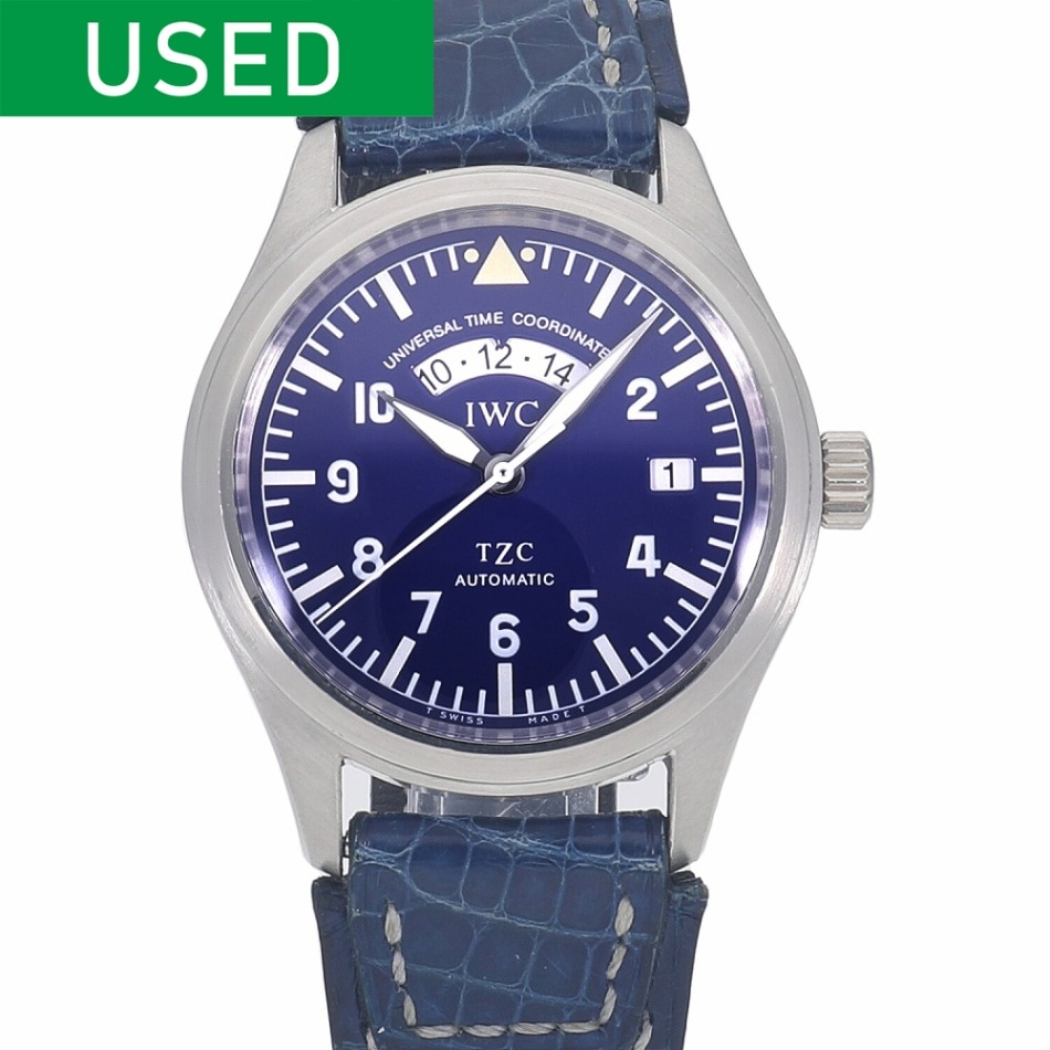 [中古]IWC フリーガー UTC 世界限定500本 ブルー IW325103 メンズ