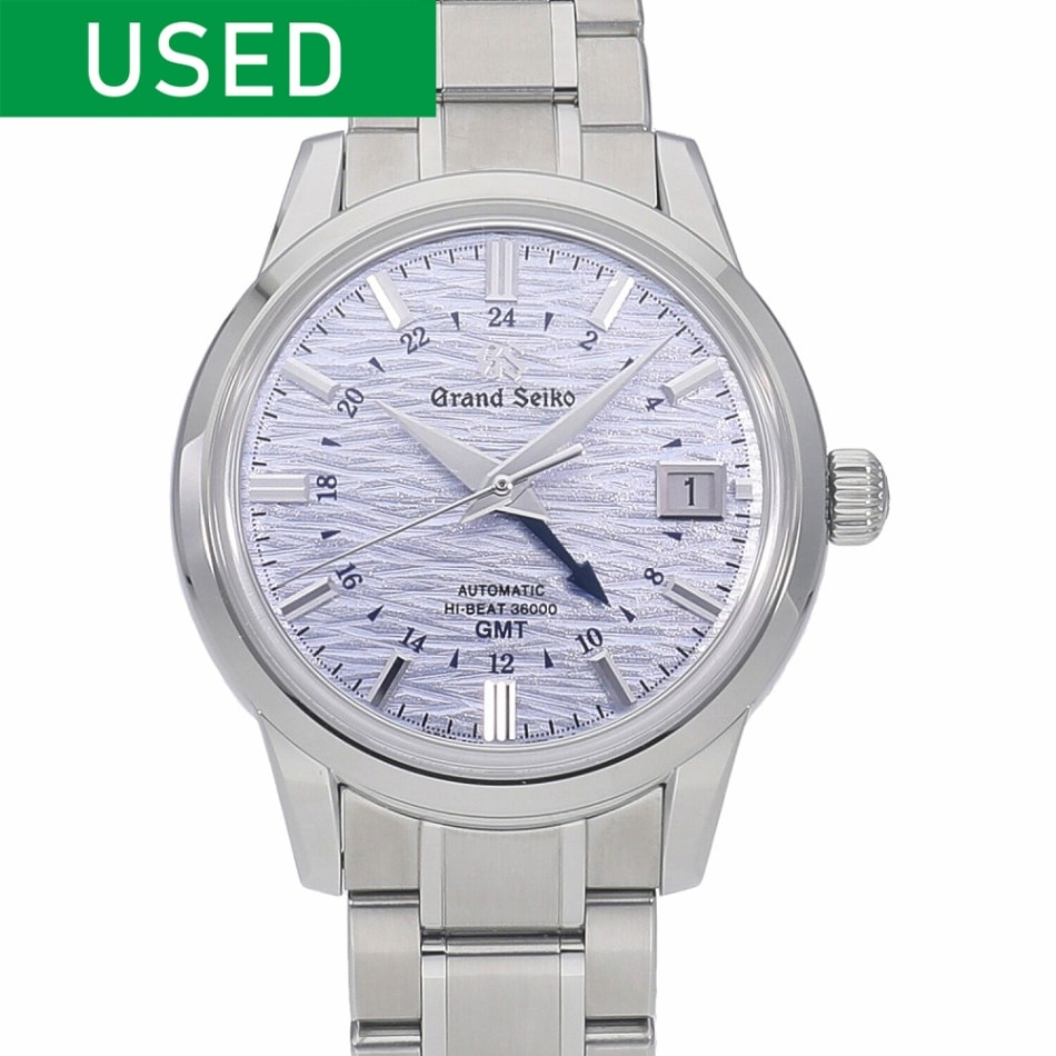 [中古]セイコー グランドセイコー エレガンスコレクション メカニカル GMT ブルー SBGJ249 / 9S86-00N0 メンズ