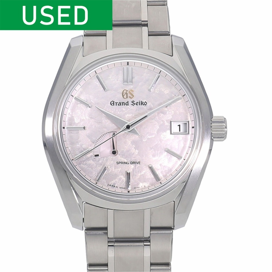 [中古]セイコー グランドセイコー ジャパンシーズンズ スペシャルエディション 春分 ピンク SBGA413 / 9R65-0DG0 メンズ