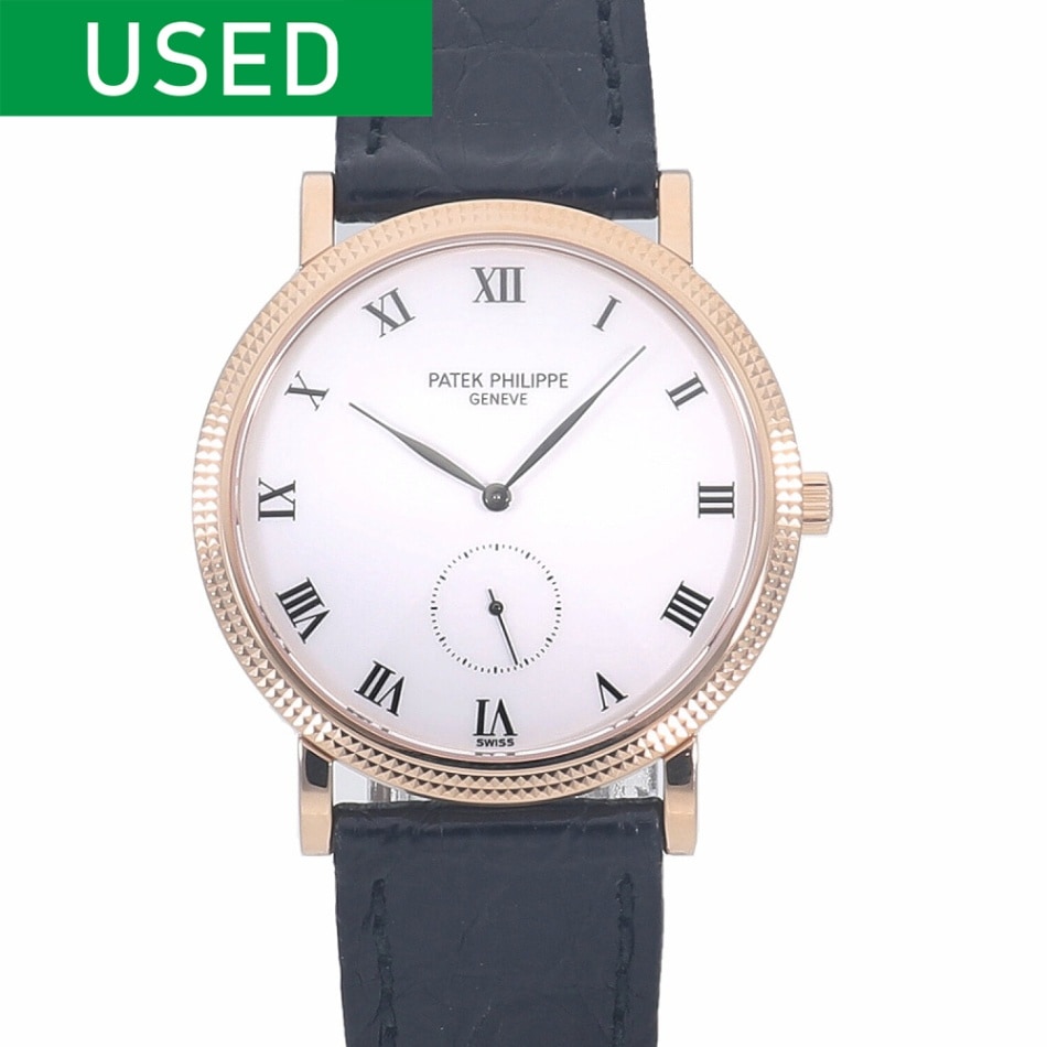 [中古]パテックフィリップ カラトラバ ホワイト 3919R-001 メンズ