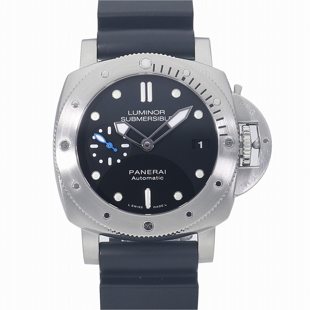 [中古]パネライ ルミノール サブマーシブル 1950 3デイズ オートマティック アッチャイオ 42MM ブラック PAM00682 U番 メンズ