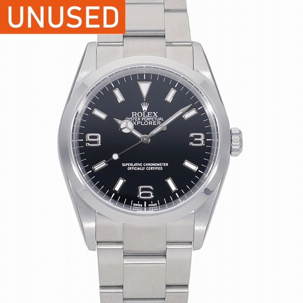 [未使用]ロレックス エクスプローラー I ブラック 114270 Y番 メンズ