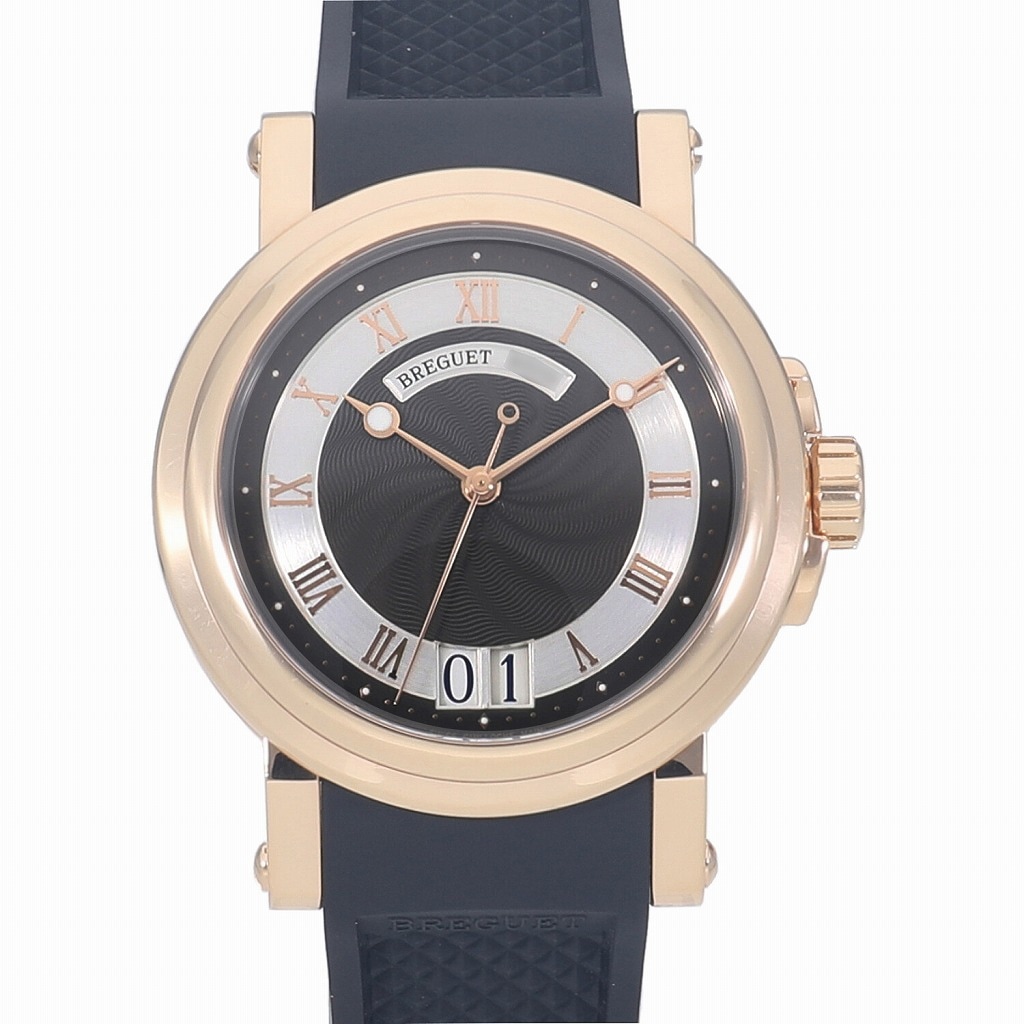 [中古]ブレゲ マリーンII ラージデイト ブラック 5817BR/Z2/5V8 メンズ