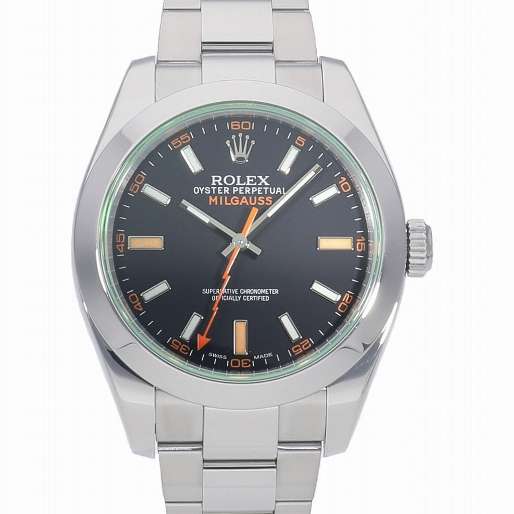 [中古]ロレックス ミルガウス ブラック 116400GV ランダム メンズ