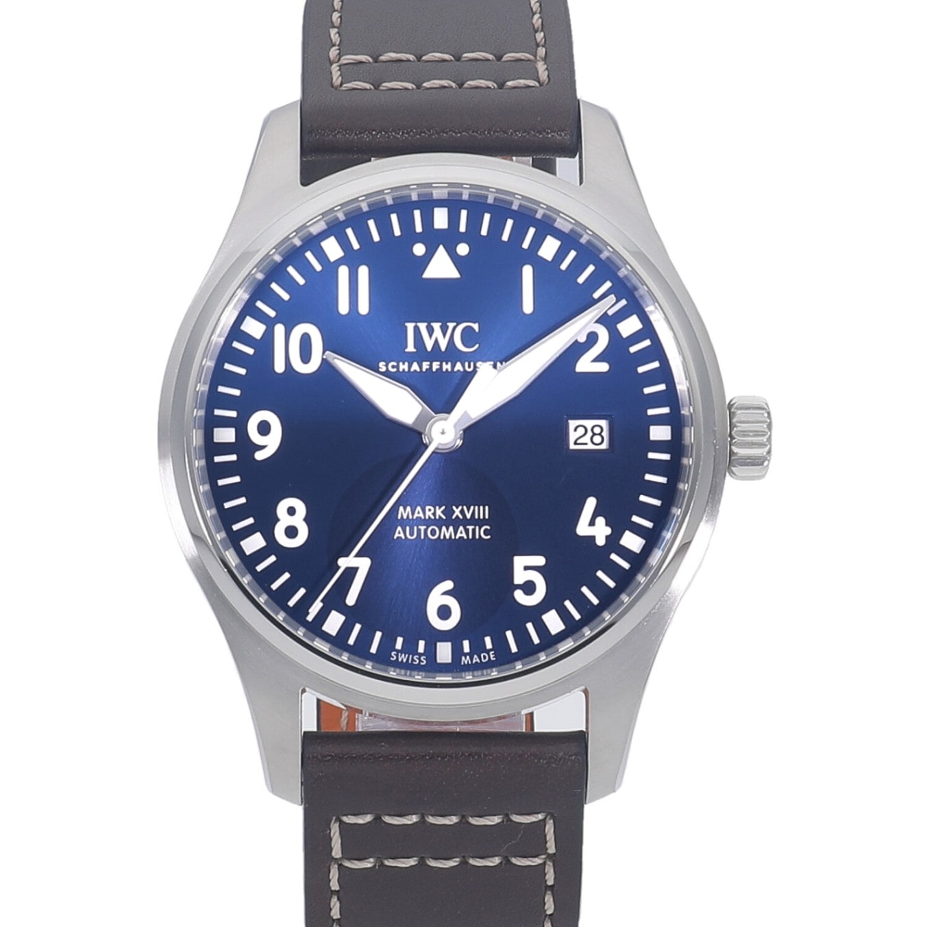 [新品]IWC パイロットウォッチ マーク18 プティプランス ブルー IW327004 メンズ