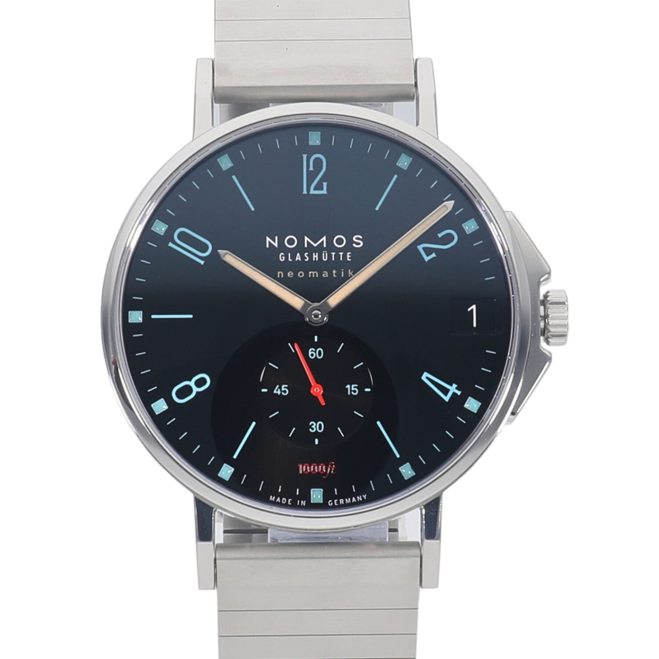 [新品]ノモス タンジェント スポーツ ネオマティック 42 デイト ブラック TNS161011B2M / 581 メンズ