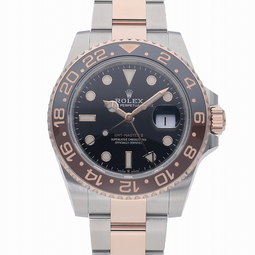 [未使用]ロレックス GMTマスター II ブラック 126711CHNR ランダム メンズ