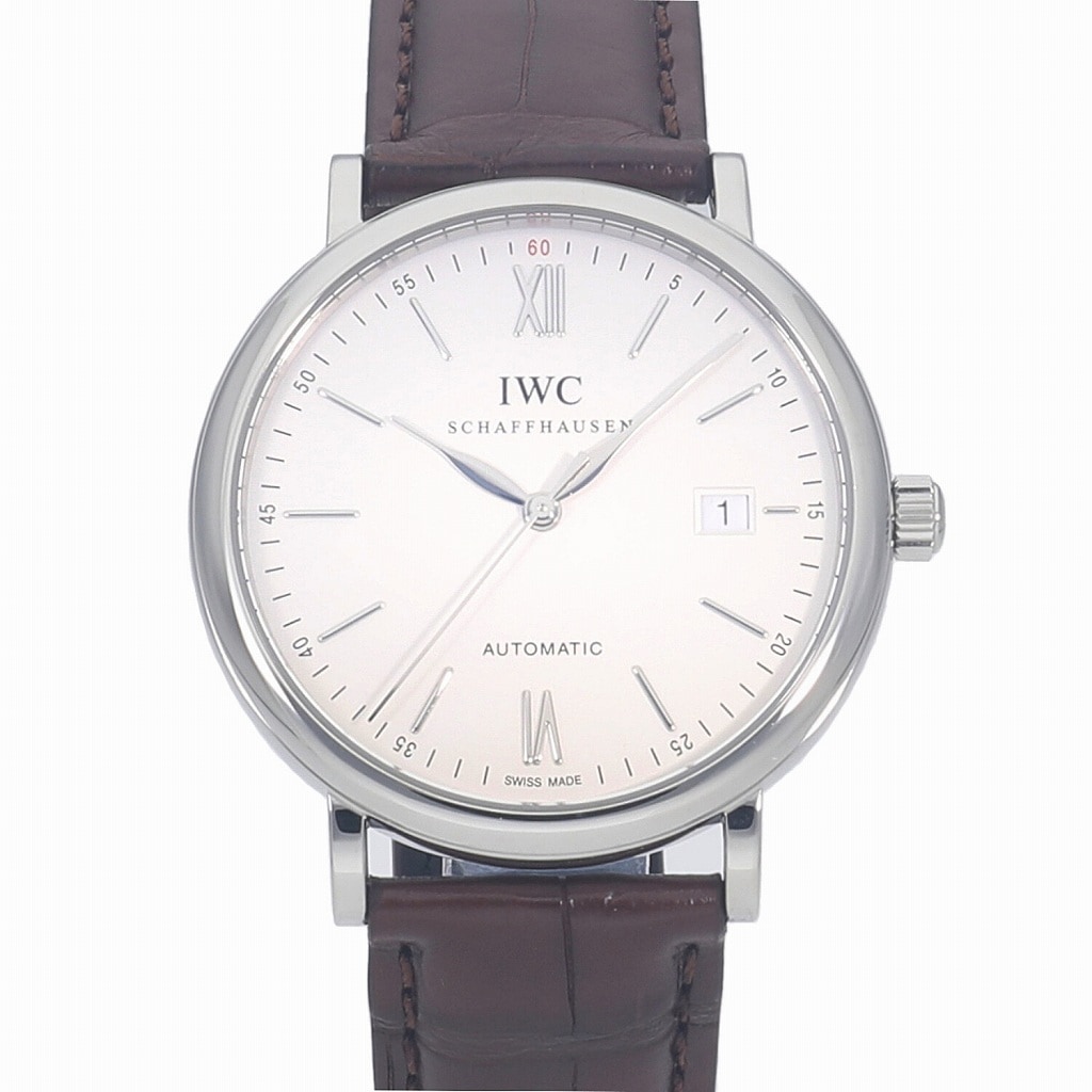 [中古]IWC ポートフィノ オートマティック シルバー IW356501 メンズ