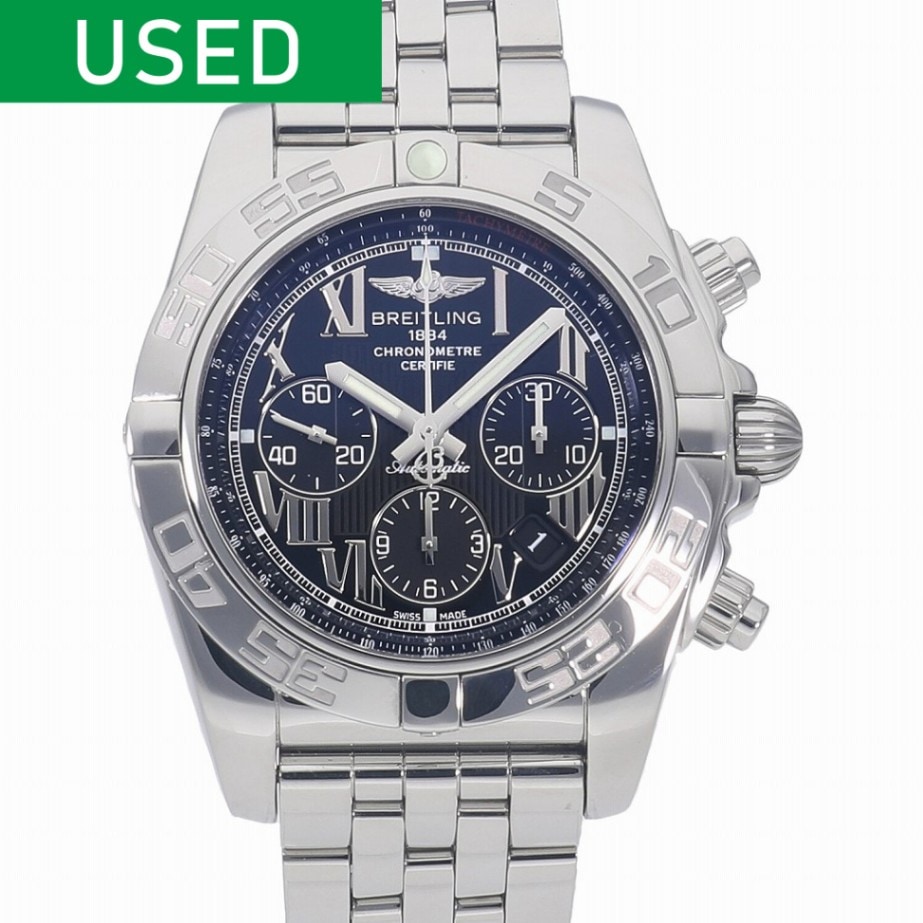 B4446 | [中古]ブライトリング クロノマット 44 ブラック A011B56PA