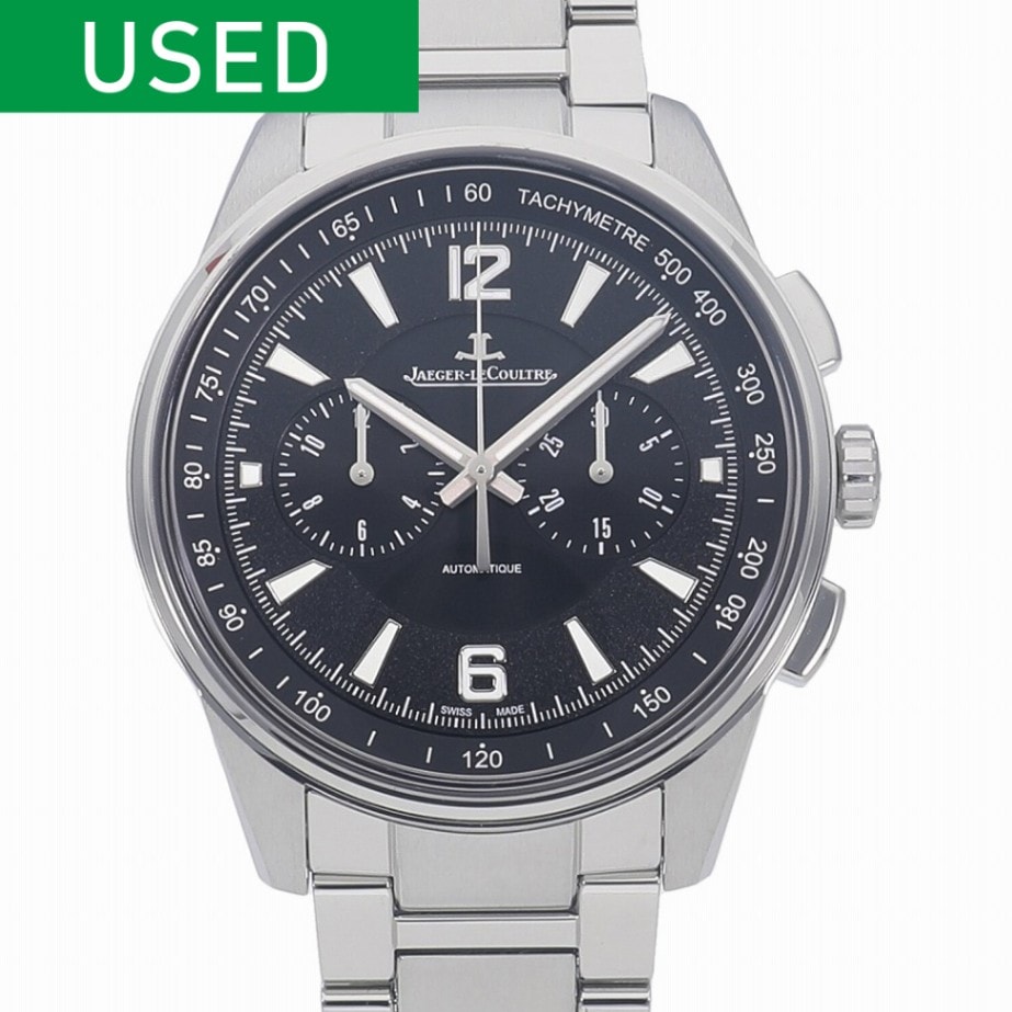 [中古]ジャガールクルト ポラリス クロノグラフ ブラック Q9028170 / 842.8.C1.S メンズ