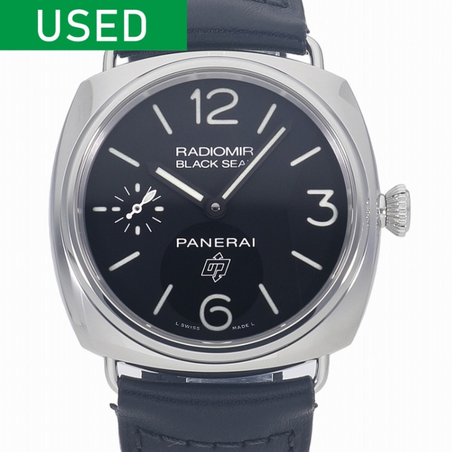[中古]パネライ ラジオミール ブラックシール ロゴ ブラック PAM00380 T番 メンズ