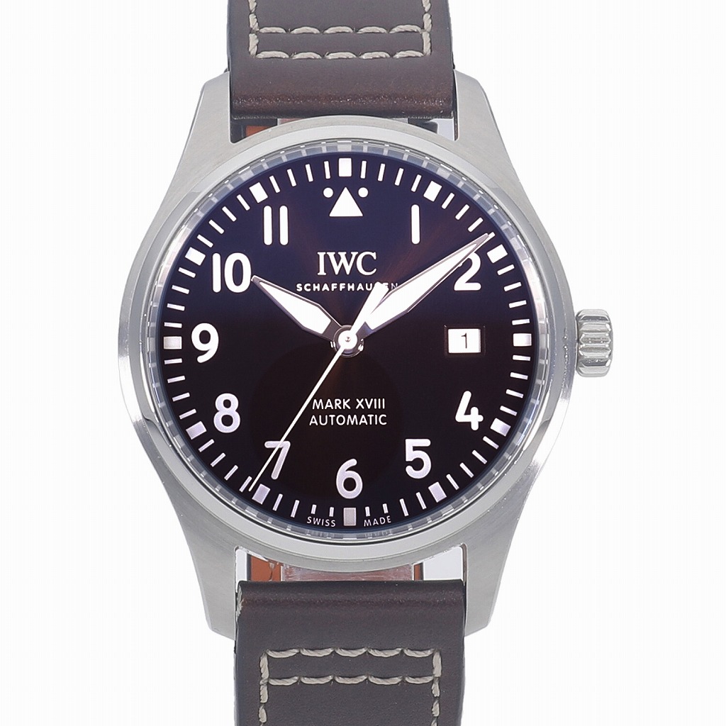 [未使用]IWC パイロットウォッチ マーク18 アントワーヌ ド サンテグジュベリ ブラウン IW327003 メンズ