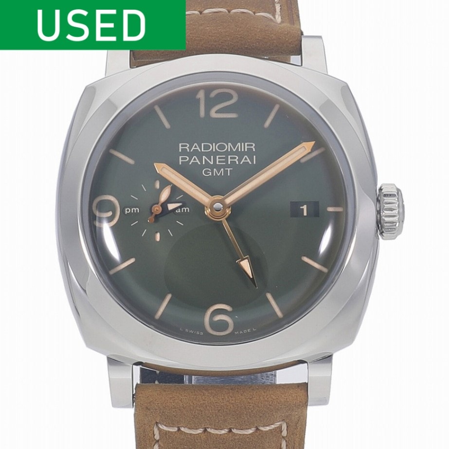 [中古]パネライ ラジオミール GMT 45MM ミリタリーグリーン PAM00998 V番 メンズ