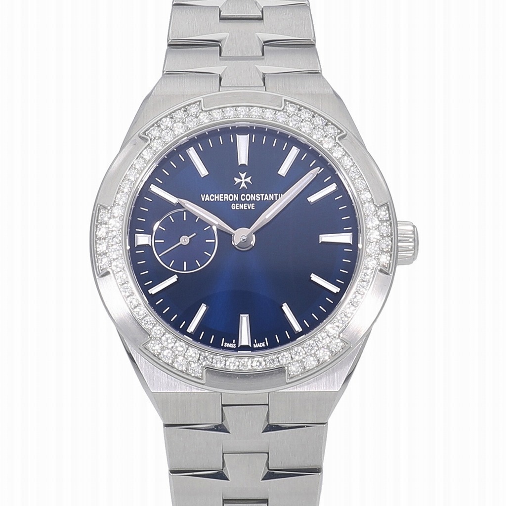 [未使用]ヴァシュロンコンスタンタン オーヴァーシーズ オートマティック ベゼルダイヤモンド ブルー 2305V/100A-B170 メンズ