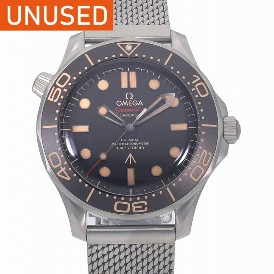 [未使用]オメガ シーマスター ダイバー 300m コーアクシャル マスタークロノメーター 007エディション ブラック 210.90.42.20.01.001 メンズ