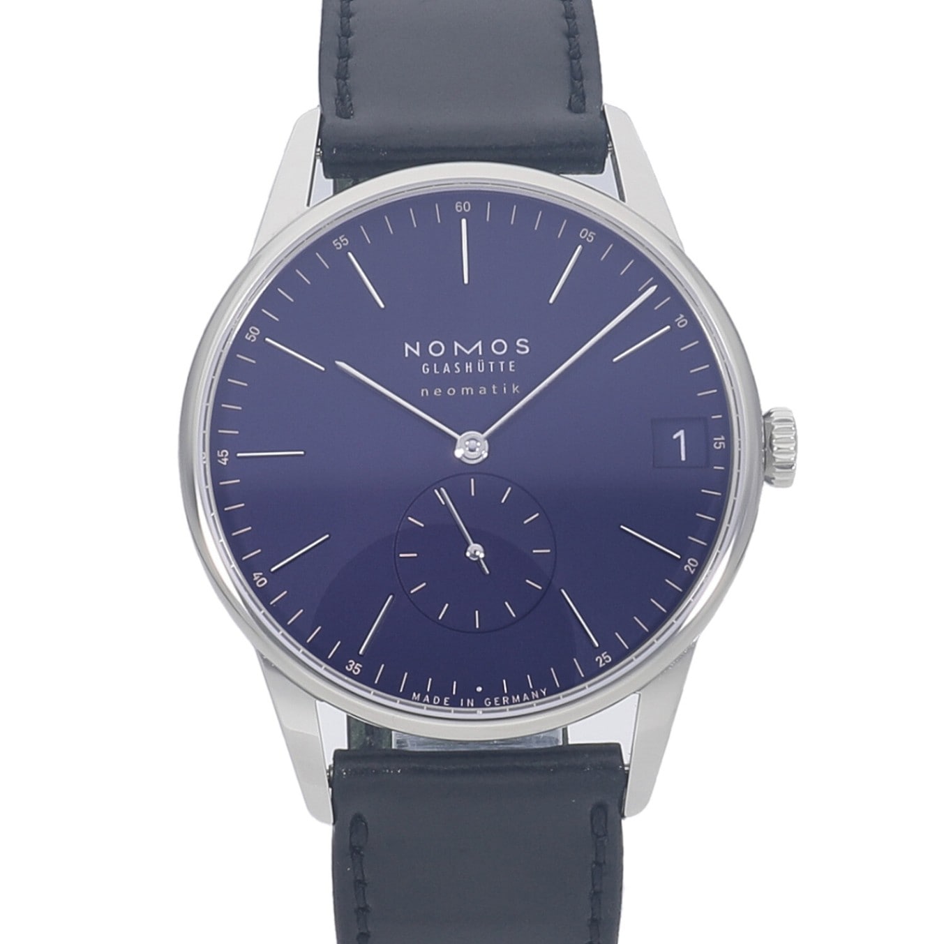[新品]ノモス オリオン ネオマティック 41 デイト ミッドナイトブルー ブルー OR161013BL2 / 363 メンズ