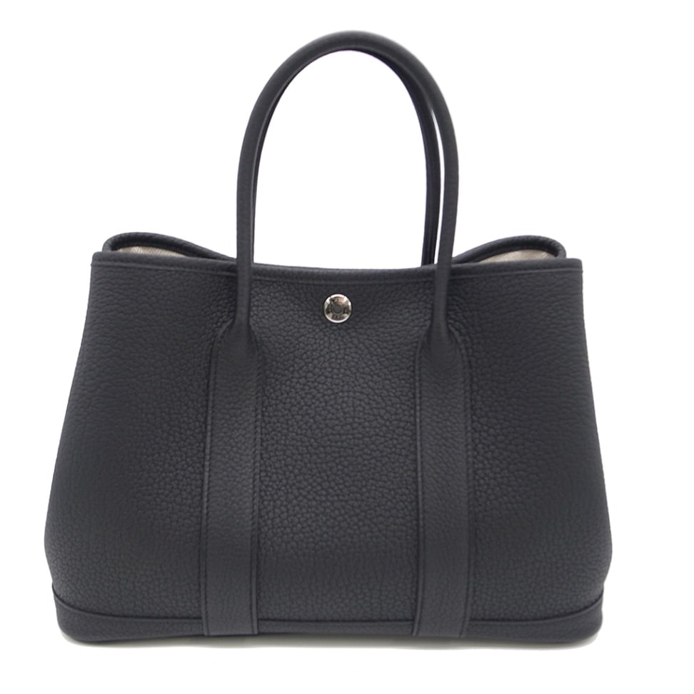 [新品]エルメス ガーデンパーティ 30 TPM ネゴンダ ブラック シルバー金具