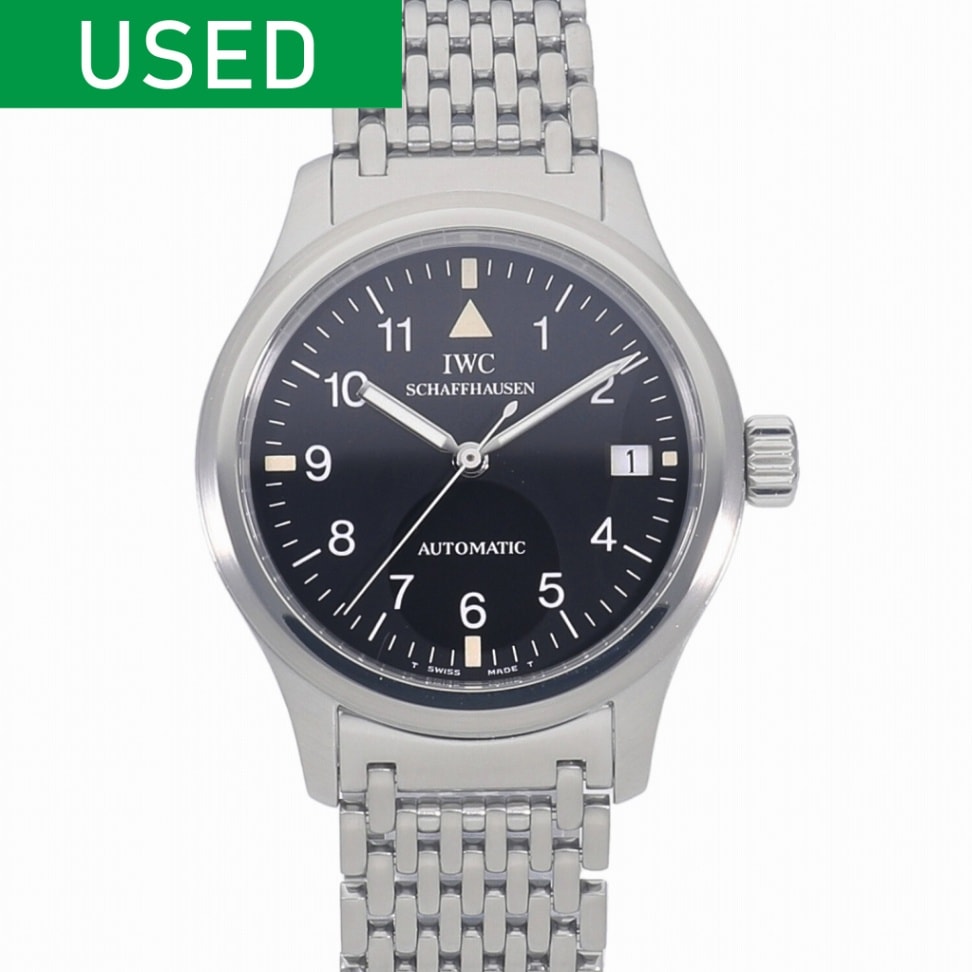 [中古]IWC パイロットウォッチ マークXII 初期ダイヤル ブラック IW324102 メンズ