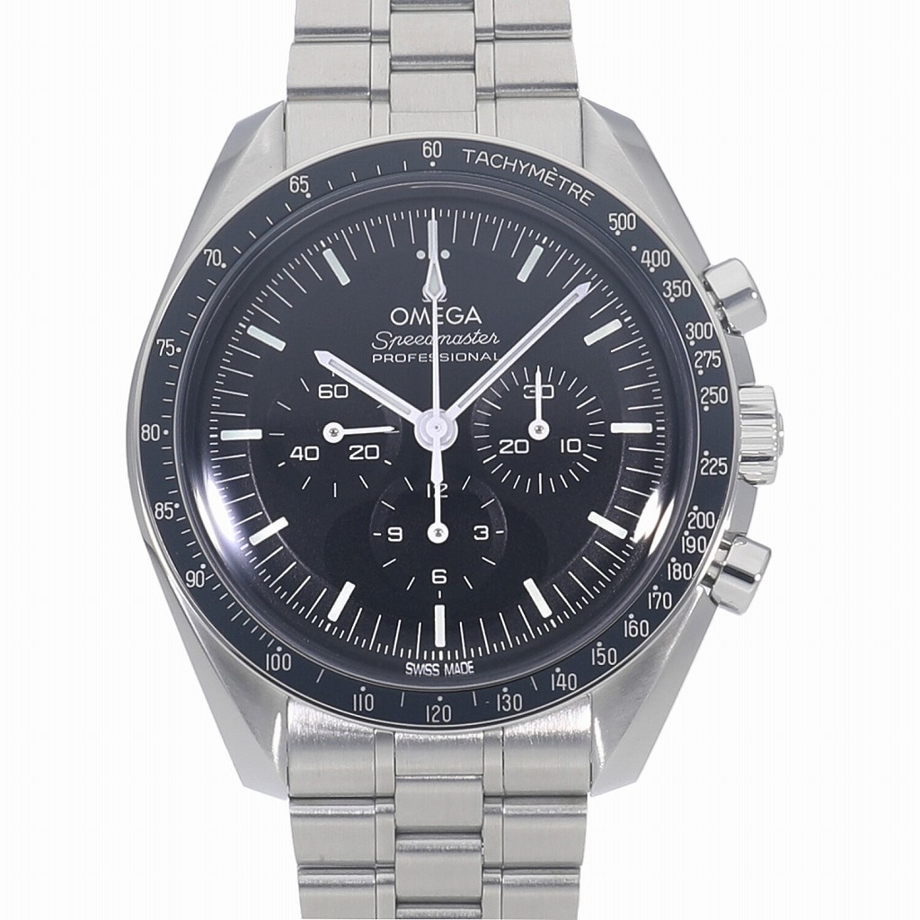[未使用]オメガ スピードマスター ムーンウォッチ プロフェッショナル コーアクシャル マスター クロノメーター クロノグラフ ブラック 310.30.42.50.01.001 メンズ