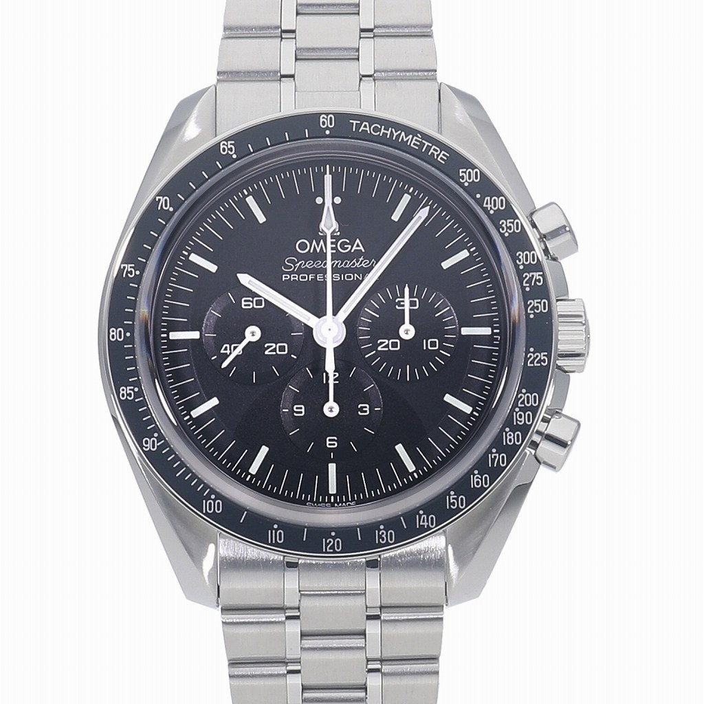 [未使用]オメガ スピードマスター ムーンウォッチ プロフェッショナル コーアクシャル マスター クロノメーター クロノグラフ ブラック 310.30.42.50.01.002 メンズ