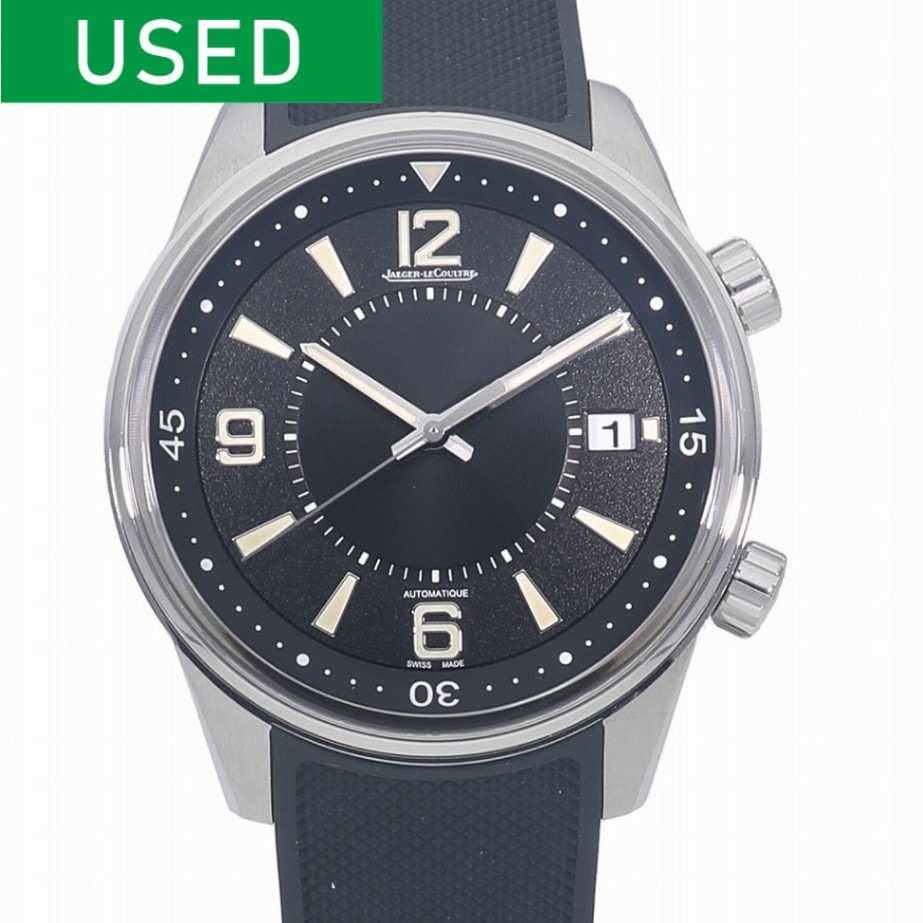 [中古]ジャガールクルト ポラリス デイト ブラック Q9068670 / 842.8.37 メンズ