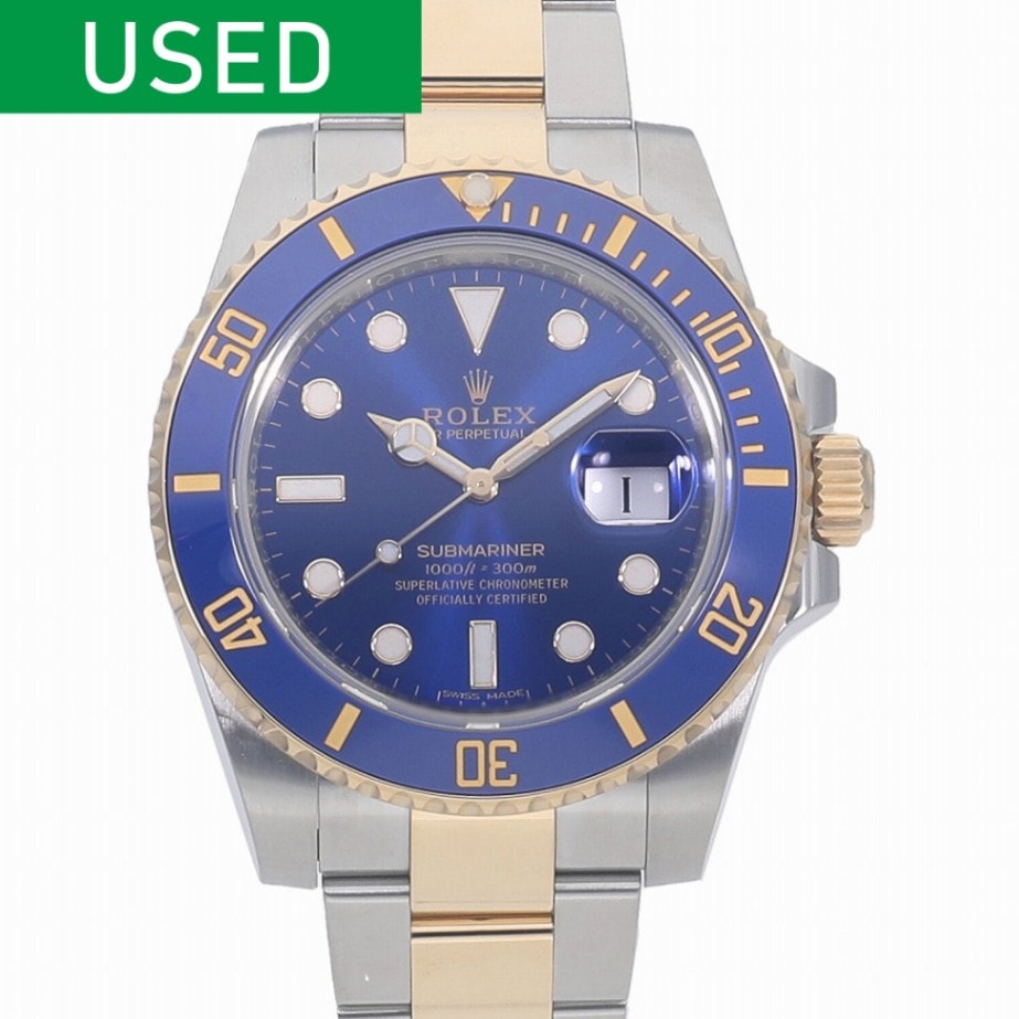 [中古]ロレックス サブマリーナー デイト ブルー 116613LB ランダム メンズ