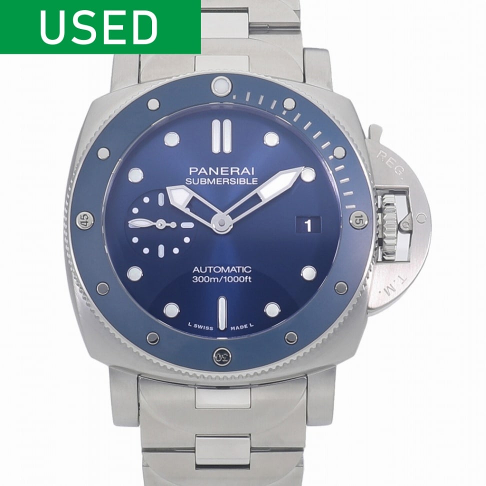 [中古]パネライ サブマーシブル ブルー ノッテ ブルー PAM01068 X番 メンズ