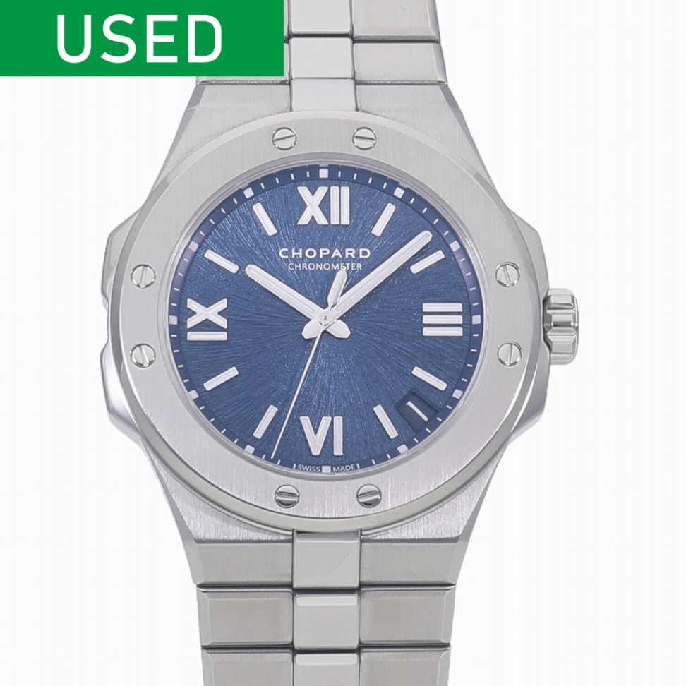 [中古]ショパール アルパイン イーグル ラージ 41MM ブルー 298600-3001 メンズ