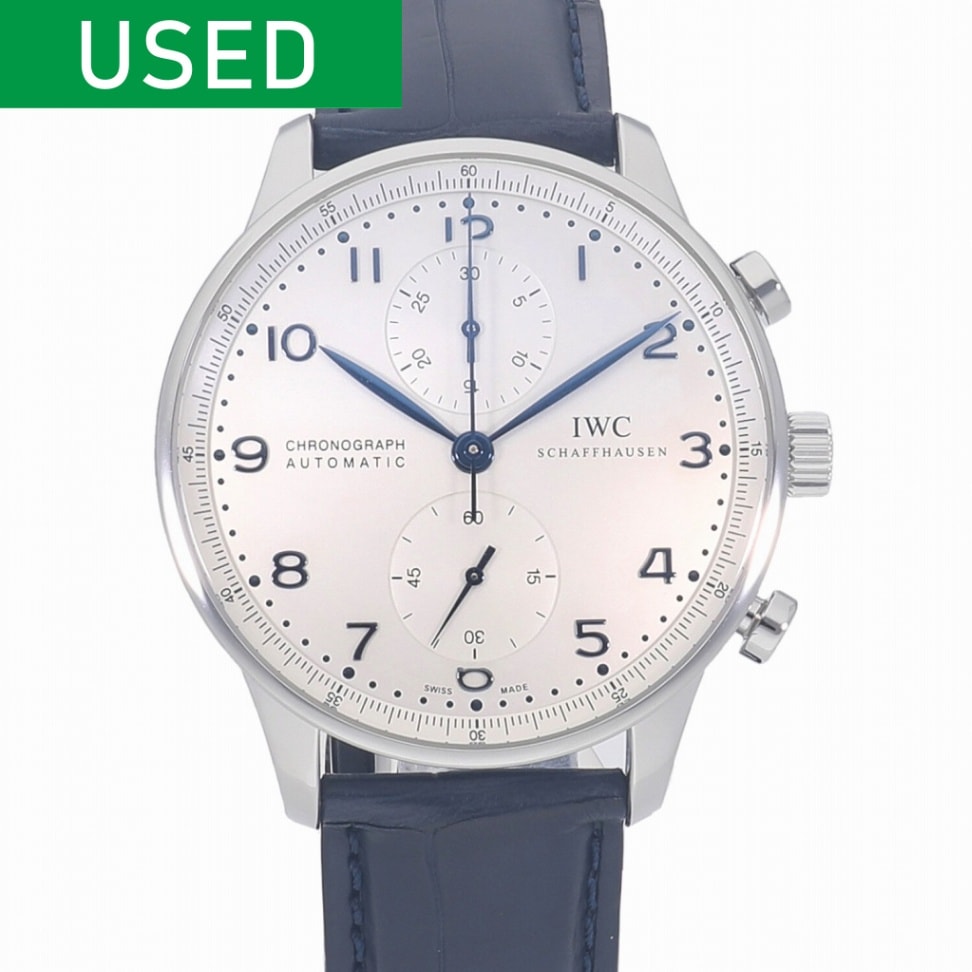 [中古]IWC ポルトギーゼ クロノグラフ シルバー IW371446 メンズ