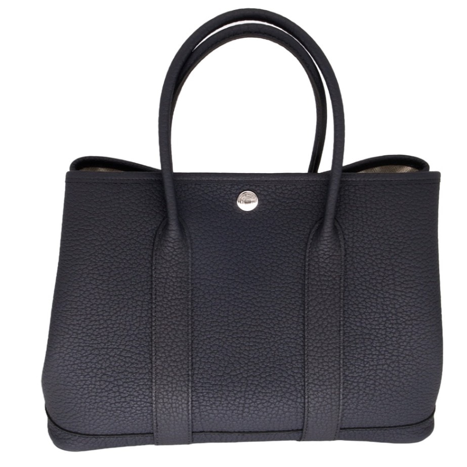 [新品]エルメス ガーデンパーティ 30 TPM ネゴンダ ブルーインディゴ シルバー金具