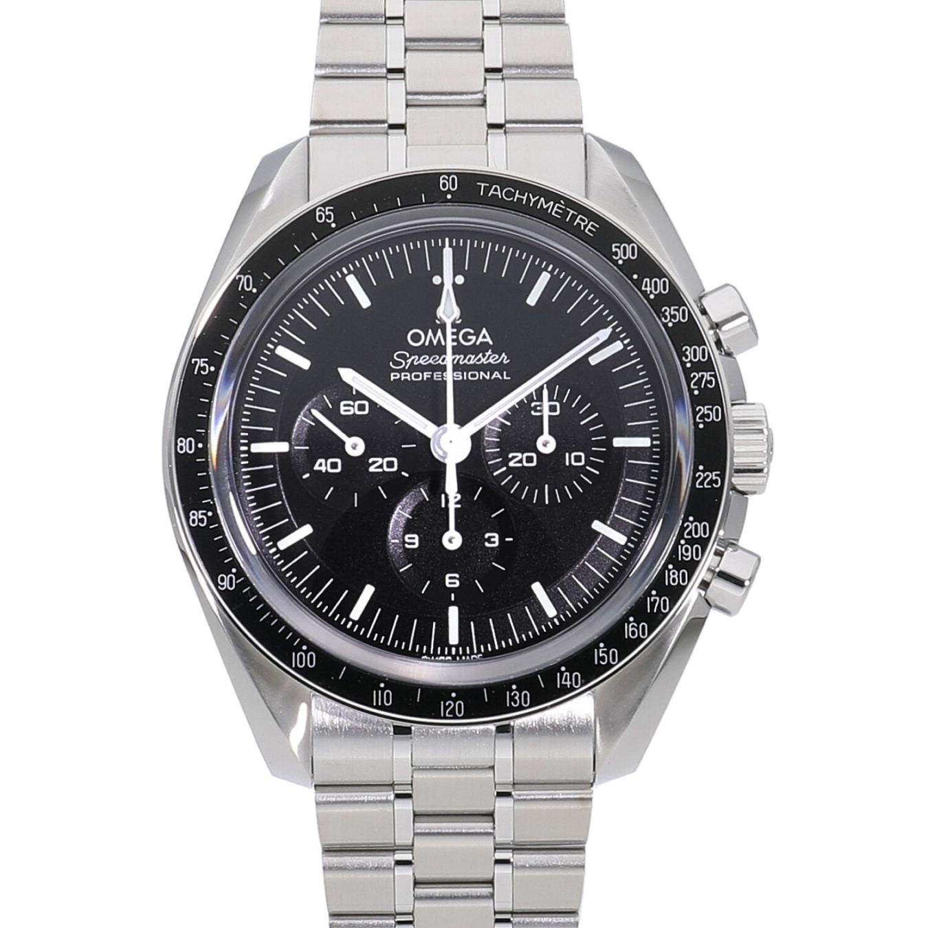 [未使用]オメガ スピードマスター ムーンウォッチ プロフェッショナル コーアクシャル マスター クロノメーター クロノグラフ ブラック 310.30.42.50.01.002 メンズ