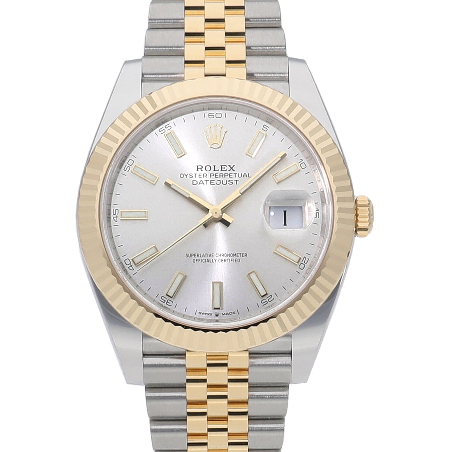 [未使用]ロレックス デイトジャスト 41 シルバー 126333 ランダム メンズ