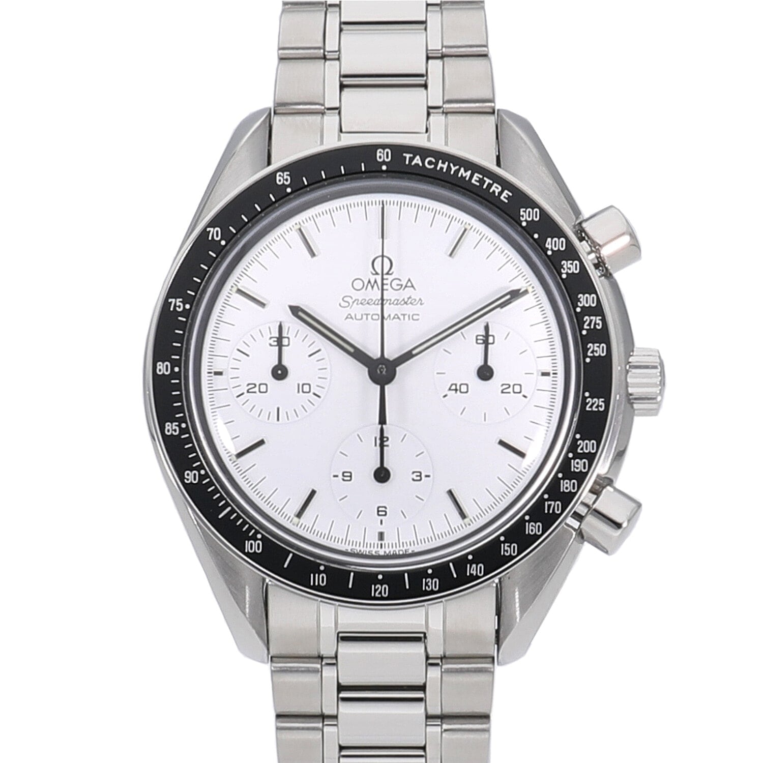 [中古]オメガ スピードマスター オートマチック 丸井限定モデル ホワイト 3510.20.00 メンズ