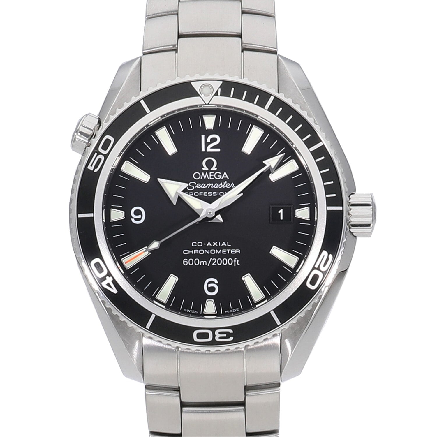 [中古]オメガ シーマスター プラネットオーシャン 600M ブラック 2201.50.00 メンズ