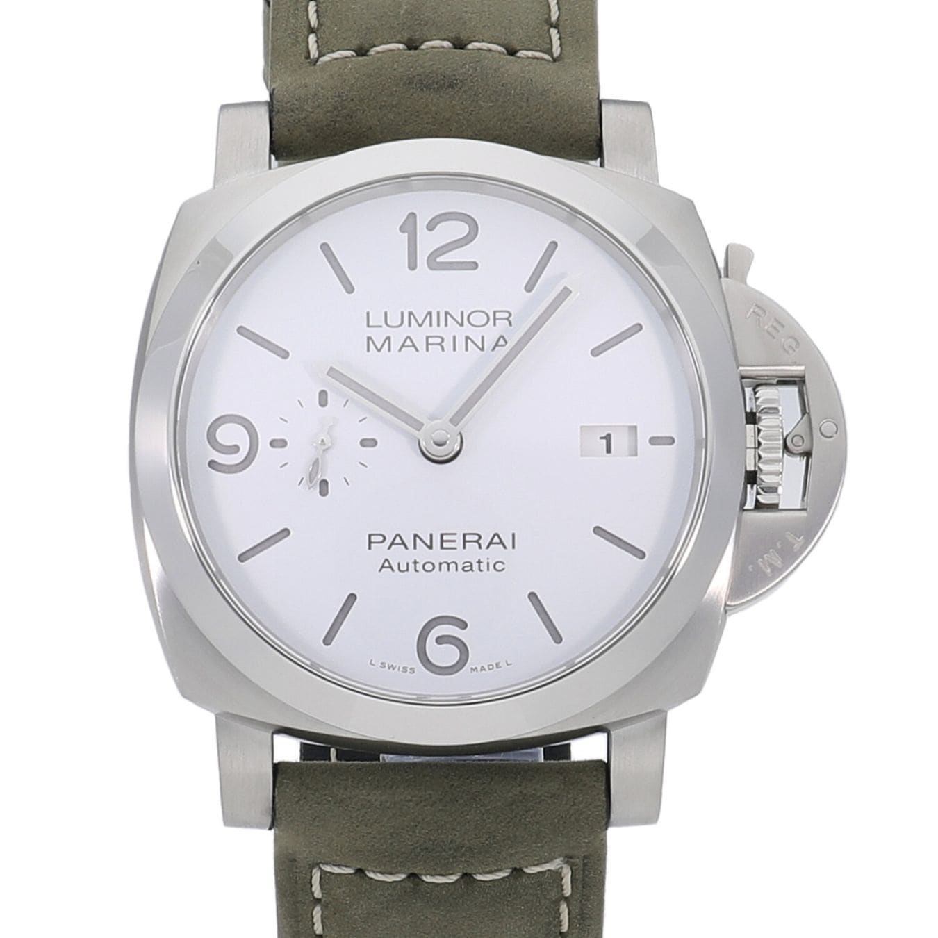 [中古]パネライ ルミノール マリーナ 44MM ホワイト PAM01314 Y番 メンズ