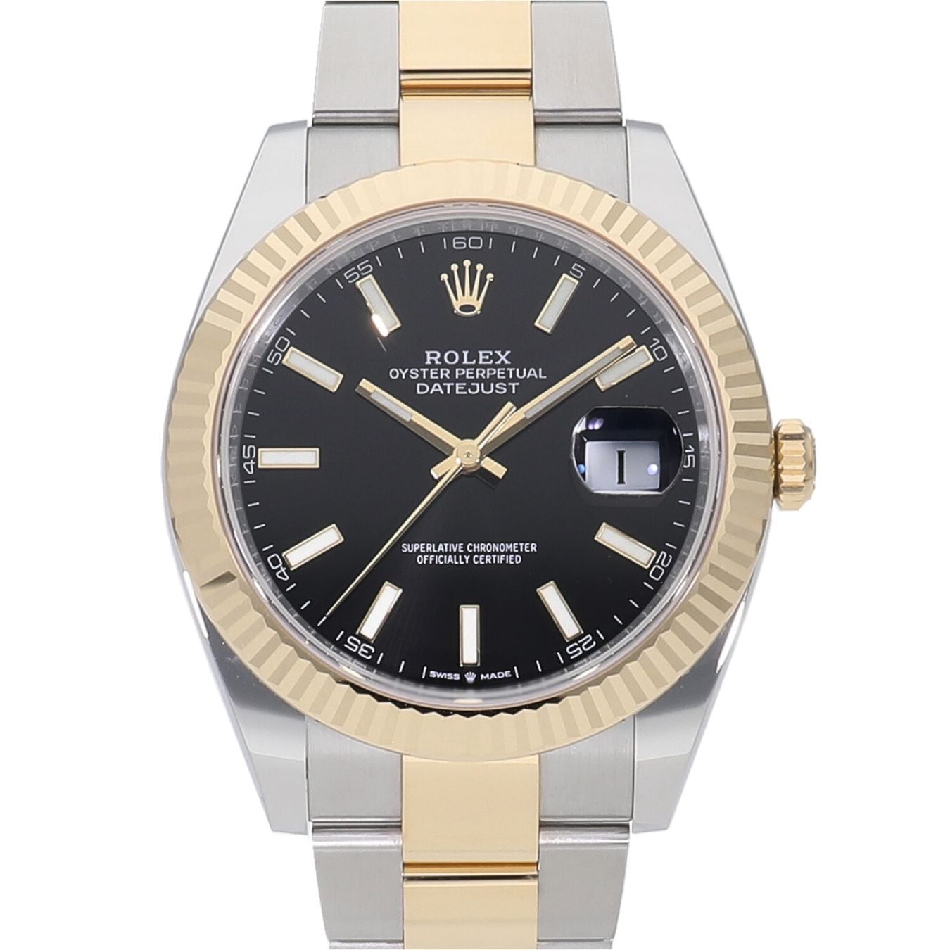 [未使用]ロレックス デイトジャスト 41 ブラック 126333 ランダム メンズ